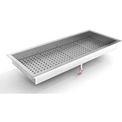 Seau à glace Combisteel 7013.2735 - 4/1 GN Intégré - Publicité Seau à glace Combisteel 7013.2735 - 4/1 GN Intégré - Publicité