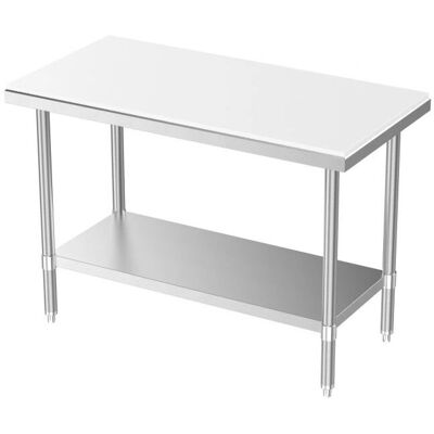 Combisteel 7490.029 table de travail en acier inoxydable - Poste de travail - Publicité Combisteel 7490.029 table de travail en acier inoxydable - Poste de travail - Publicité