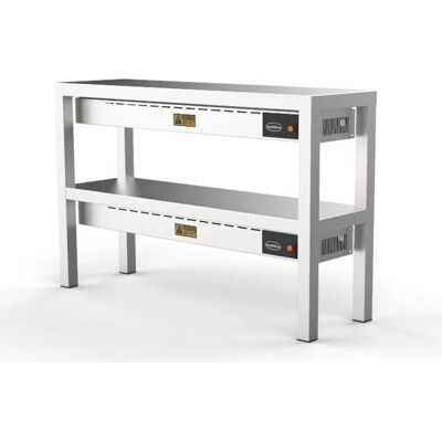 Étagère en inox à deux niveaux de Combisteel - Etagère - Publicité Étagère en inox à deux niveaux de Combisteel - Etagère - Publicité