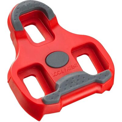 Clips de cyclisme LOOK KEO Grip avec mémoire - Rouge - Publicité Clips de cyclisme LOOK KEO Grip avec mémoire - Rouge - Publicité