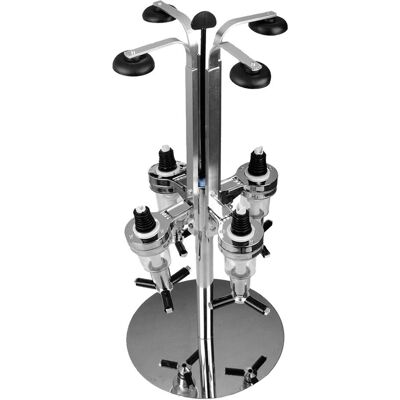 Denny International - 4 Bottle Rotary Stand - Optic - Dispenser Denny International - 4 Bottle Rotary Stand - Optic - Dispenser