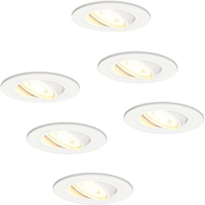 HOFTRONIC Pittsburg Ingebouwde LED-Spots - GU10 2700K - 5W - Wit HOFTRONIC Pittsburg Ingebouwde LED-Spots - GU10 2700K - 5W - Wit