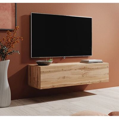 Muebles Bonitos Berit 120x30 Mueble de TV Colgante - Salón Muebles Bonitos Berit 120x30 Mueble de TV Colgante - Salón