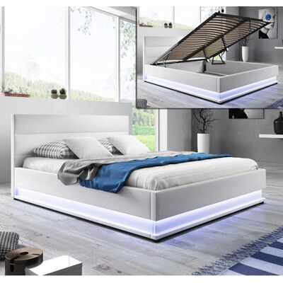MUEBLES BONITOS Nitas Cama Doble con Cajón de Almacenaje - Tipo de Cama MUEBLES BONITOS Nitas Cama Doble con Cajón de Almacenaje - Tipo de Cama