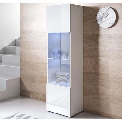 Muebles Bonitos Luke V6 Vitrina Blanca con LED Muebles Bonitos Luke V6 Vitrina Blanca con LED