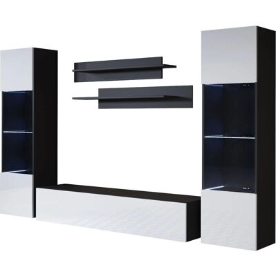 Muebles Bonitos Luke 9D Mueble de TV Moderno Modular Muebles Bonitos Luke 9D Mueble de TV Moderno Modular