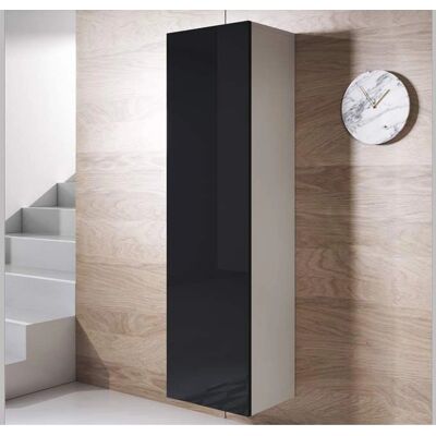 Muebles Bonitos - Armoire Murale Luke V4 Noir et Blanc - Meuble de Rangement - Publicité Muebles Bonitos - Armoire Murale Luke V4 Noir et Blanc - Meuble de Rangement - Publicité