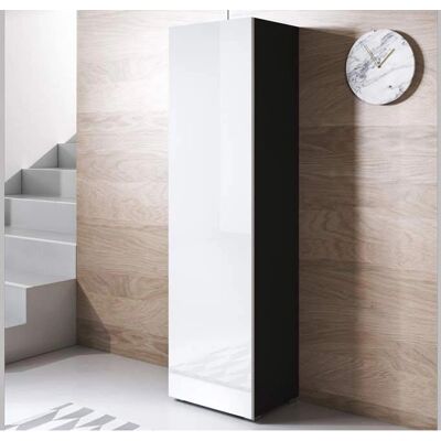 MUEBLES BONITOS Noir Blanc Luke V4 Armoire Murale - Meuble - Publicité MUEBLES BONITOS Noir Blanc Luke V4 Armoire Murale - Meuble - Publicité