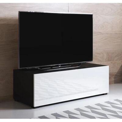 Muebles Bonitos Luke H1 Meuble TV Noir et Blanc - Mobilier TV - Publicité Muebles Bonitos Luke H1 Meuble TV Noir et Blanc - Mobilier TV - Publicité