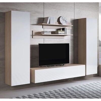 Muebles Bonitos Luke 7E Sonoma Modernes Wohnzimmer Set Muebles Bonitos Luke 7E Sonoma Modernes Wohnzimmer Set