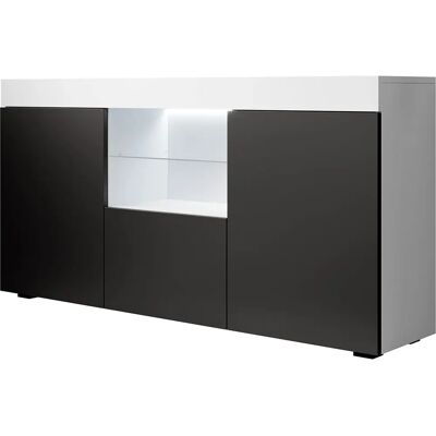 Muebles Bonitos Sefora - Schwarz/Weiß Credenza mit LED Muebles Bonitos Sefora - Schwarz/Weiß Credenza mit LED