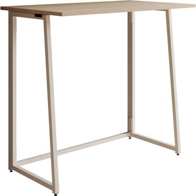 MUEBLES BONITOS Gala Table Pliable - Blanc, Sonoma - Table Pliable - Publicité MUEBLES BONITOS Gala Table Pliable - Blanc, Sonoma - Table Pliable - Publicité