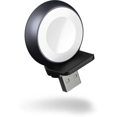 ZENS Trådløs Apple Watch Oplader - Kompakt Aluminium Sort - Trådløs Opladning ZENS Trådløs Apple Watch Oplader - Kompakt Aluminium Sort - Trådløs Opladning