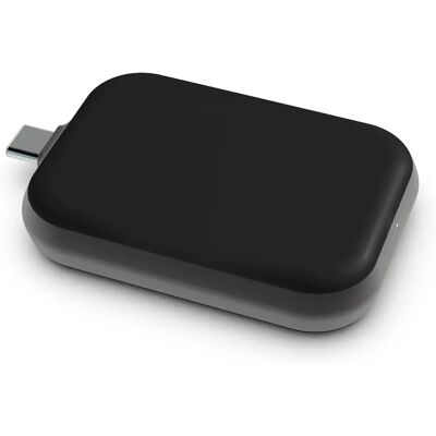 Chargeur sans fil en aluminium de haute qualité pour AirPods - Chargeur et écouteurs - Publicité Chargeur sans fil en aluminium de haute qualité pour AirPods - Chargeur et écouteurs - Publicité
