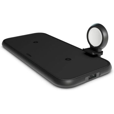 ZENS ZEDC14B 4-w-1 Bezprzewodowa Ładowarka Aluminiowa Czarna USB Wewnątrz ZENS ZEDC14B 4-w-1 Bezprzewodowa Ładowarka Aluminiowa Czarna USB Wewnątrz