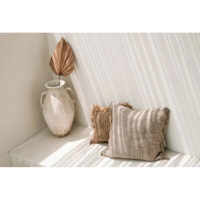 Funda de cojín Beige 60x60cm Bazar Bizar Bohemio Funda de cojín Beige 60x60cm Bazar Bizar Bohemio