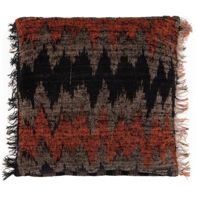 Bazar Bizar - Oh My Gee - Schwarz-Orange - 60x60 - Kissenbezug Bazar Bizar - Oh My Gee - Schwarz-Orange - 60x60 - Kissenbezug