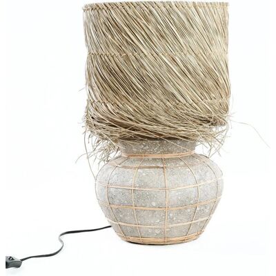 Bazar Bizar Lipsi - Grau Natur - 30x30x48 cm - Tischleuchte Bazar Bizar Lipsi - Grau Natur - 30x30x48 cm - Tischleuchte