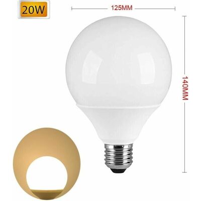 UNIVERSO - G125 E27 - 4000K - 20W - Lampadina UNIVERSO - G125 E27 - 4000K - 20W - Lampadina