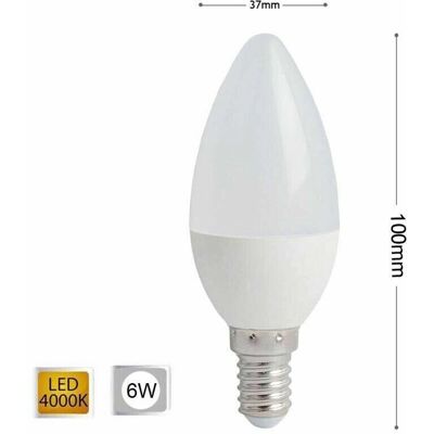 UNIVERSO - Lampadina LED 6W E14 - Olive - Candela - LED bulb UNIVERSO - Lampadina LED 6W E14 - Olive - Candela - LED bulb
