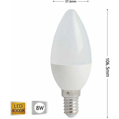 UNIVERSO - Oliva - E14 - 8W - Lampadina LED UNIVERSO - Oliva - E14 - 8W - Lampadina LED