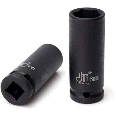 TOOLS - Bussola esagonale 16mm - 80mm - innesto 1/2 - Hex Socket TOOLS - Bussola esagonale 16mm - 80mm - innesto 1/2 - Hex Socket