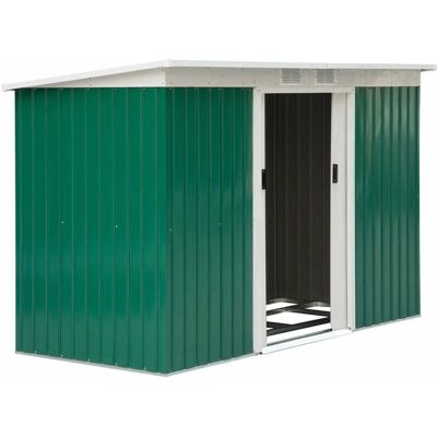 GIORDANOSHOP - Casetta da giardino in Verde 277x130x173 cm GIORDANOSHOP - Casetta da giardino in Verde 277x130x173 cm