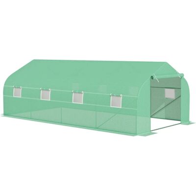 GIORDANOSHOP - Serra da Giardino 6x3x2 m Copertura in PE resistente ai raggi UV GIORDANOSHOP - Serra da Giardino 6x3x2 m Copertura in PE resistente ai raggi UV