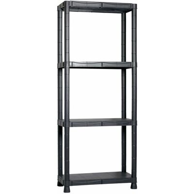 Scaffale in resina Bauer antiurto - 4 ripiani regolabili - 60x30x143 cm Scaffale in resina Bauer antiurto - 4 ripiani regolabili - 60x30x143 cm