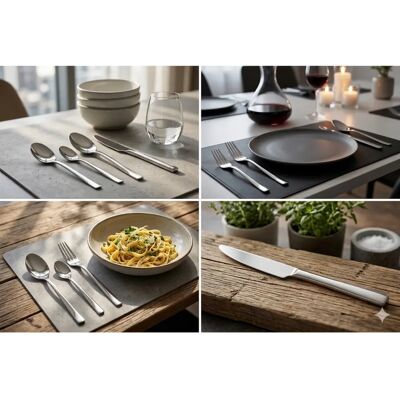 Eme - Fashion - 24pc - Acciaio 18/10 - Cutlery Set Eme - Fashion - 24pc - Acciaio 18/10 - Cutlery Set