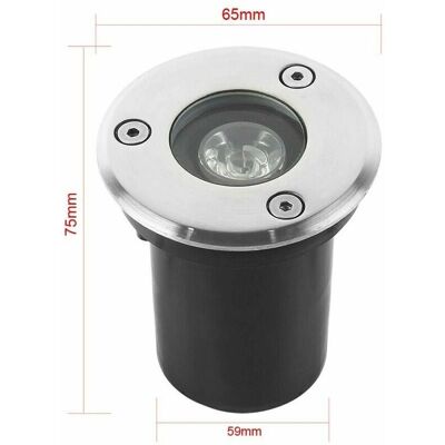 Luce per passaggi Universo - Bianco caldo 3000K - IP65 Impermeabile e calpestabile Luce per passaggi Universo - Bianco caldo 3000K - IP65 Impermeabile e calpestabile