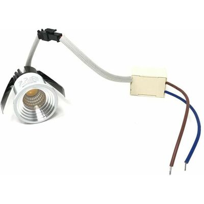 Universo Faretto LED incasso - Bianco naturale 4000K - 3W - Alluminio rotondo Universo Faretto LED incasso - Bianco naturale 4000K - 3W - Alluminio rotondo