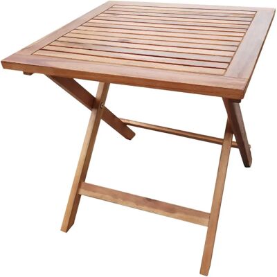 GIORDANOSHOP - Tavolo da giardino quadrato pieghevole - 46x46 cm Legno GIORDANOSHOP - Tavolo da giardino quadrato pieghevole - 46x46 cm Legno