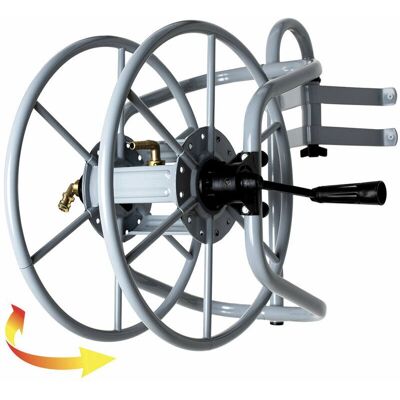 GIORDANOSHOP - Avvolgitubo - 50m - Steel Agrati - Hose Reel GIORDANOSHOP - Avvolgitubo - 50m - Steel Agrati - Hose Reel