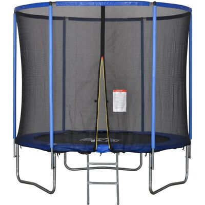 GIORDANOSHOP - Trampolino 244cm con Rete di Sicurezza e Bordo Imbottito - Interno/Esterno GIORDANOSHOP - Trampolino 244cm con Rete di Sicurezza e Bordo Imbottito - Interno/Esterno