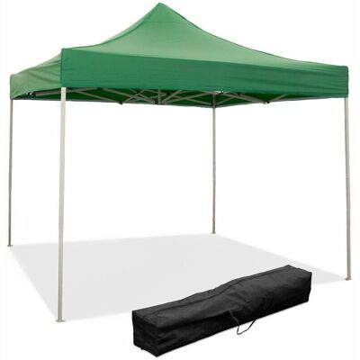 GIORDANOSHOP - Gazebo da Giardino Pieghevole 3x3m Acciaio Oxford Verde - Tenda da esterno GIORDANOSHOP - Gazebo da Giardino Pieghevole 3x3m Acciaio Oxford Verde - Tenda da esterno
