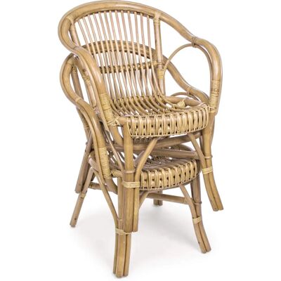 GIORDANOSHOP Sedia da giardino in rattan Barina GIORDANOSHOP Sedia da giardino in rattan Barina