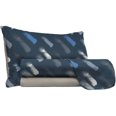 Set Lenzuola Singolo con Stampe - Set di Biancheria da Letto Set Lenzuola Singolo con Stampe - Set di Biancheria da Letto