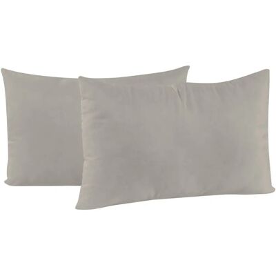 GIORDANOSHOP - Federe Microfibra Grigio Chiaro 52x82 - Set di Biancheria GIORDANOSHOP - Federe Microfibra Grigio Chiaro 52x82 - Set di Biancheria