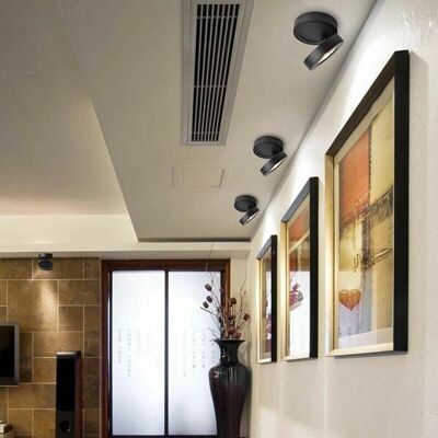 UNIVERSO - F7wnn - Nero - LED plafoniera UNIVERSO - F7wnn - Nero - LED plafoniera