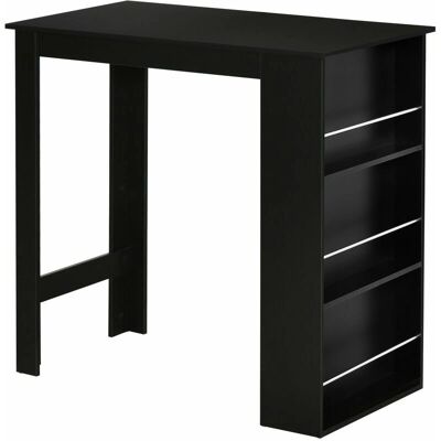 GIORDANOSHOP Modello - Tavolo Bar Moderno con Mensole - 112x57x106cm GIORDANOSHOP Modello - Tavolo Bar Moderno con Mensole - 112x57x106cm