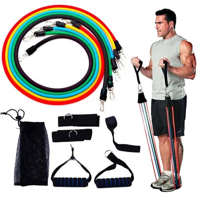 Set di bande elastiche GIORDANOSHOP - 5 livelli, max 13,6 kg Set di bande elastiche GIORDANOSHOP - 5 livelli, max 13,6 kg