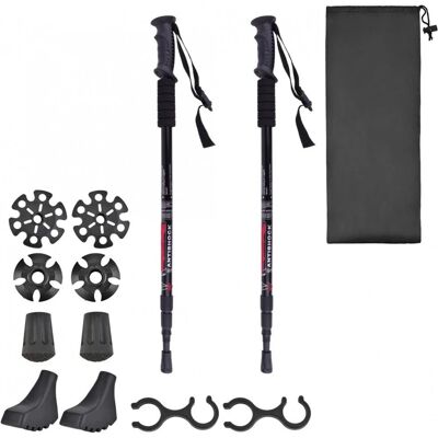Sconosciuto - Set 2 - 65-135 cm - Bastoni da trekking Sconosciuto - Set 2 - 65-135 cm - Bastoni da trekking