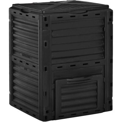 GIORDANOSHOP - Compostiera da Giardino 300L Nero GIORDANOSHOP - Compostiera da Giardino 300L Nero