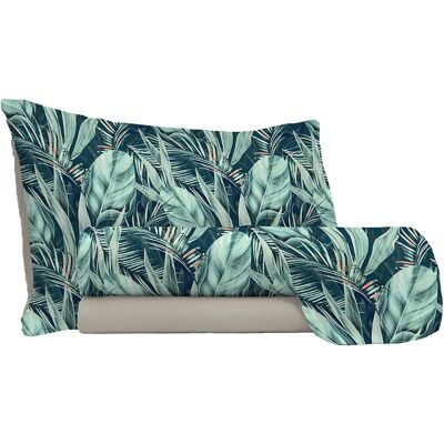 GIORDANOSHOP - Set Lenzuola Microfibra Tropical - Singolo GIORDANOSHOP - Set Lenzuola Microfibra Tropical - Singolo