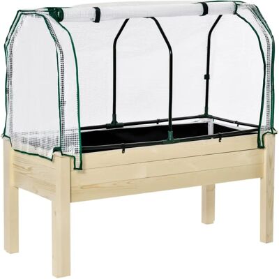 GIORDANOSHOP - Letto da orto con serra - 121x55x117 cm GIORDANOSHOP - Letto da orto con serra - 121x55x117 cm