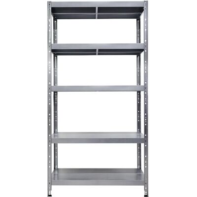 GIORDANOSHOP Maciste Zincato - Scaffale - 5 Ripiani - 100x40x195 cm GIORDANOSHOP Maciste Zincato - Scaffale - 5 Ripiani - 100x40x195 cm