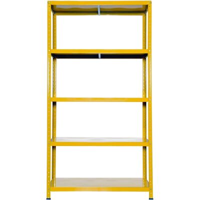 GIORDANOSHOP Scaffale in Metallo Giallo Ettore - Scaffale GIORDANOSHOP Scaffale in Metallo Giallo Ettore - Scaffale