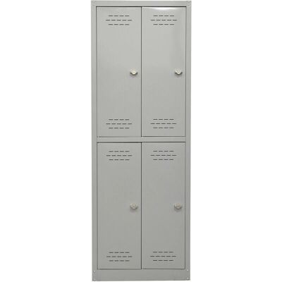 GIORDANOSHOP - Armadio Spogliatoio 4 Ante 60x40x167 cm in Metallo Verniciato - Armadio Spogliatoio GIORDANOSHOP - Armadio Spogliatoio 4 Ante 60x40x167 cm in Metallo Verniciato - Armadio Spogliatoio