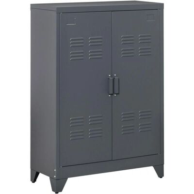 GIORDANOSHOP Armadietto Metallico Multiluso 75x33x110 cm - Mobile di stoccaggio GIORDANOSHOP Armadietto Metallico Multiluso 75x33x110 cm - Mobile di stoccaggio